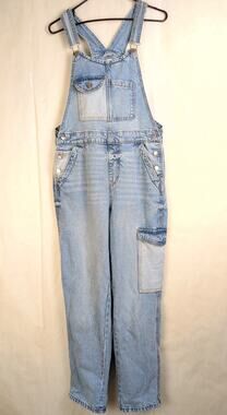 Celebrity Pink light wash cargo overalls Size Small Gorpcore Streetwear Country